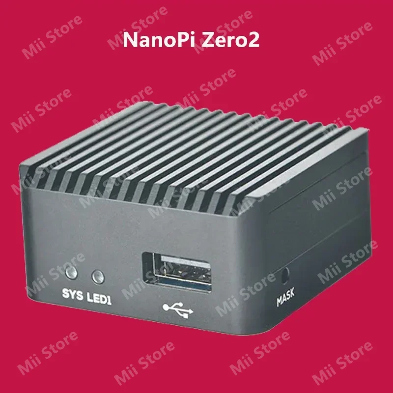 Mini enrutador NanoPi Zero2 con Rockchip Micro RK3528A, puerto Gigabit Ethernet, carcasa de Metal WiFi - imagen 2