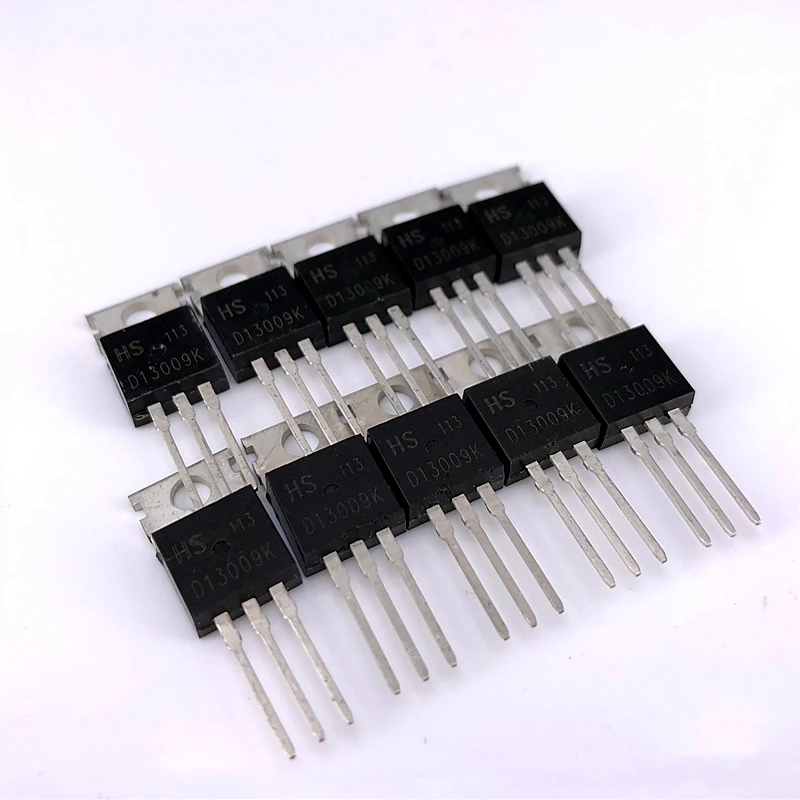 (10 uds) D13009K TO-220 TRANSISTOR DE POTENCIA NPN de conmutación rápida de alta tensión D13009 13009K 13009 TO220 - imagen 2