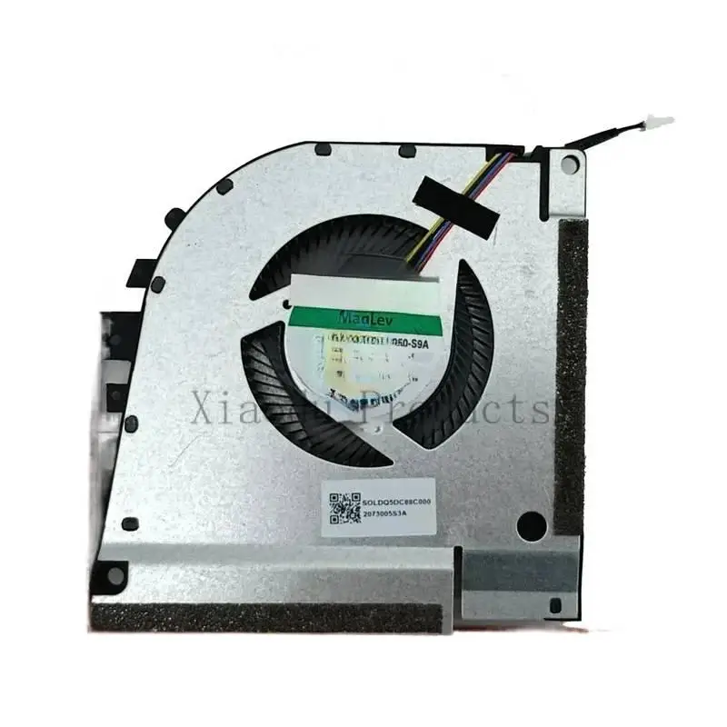 Enfriador de ordenador portátil CPU GPU ventilador ventiladores de refrigeración para Thunderobot 911 zero 2021 rtx30 maiben x658 mg75091v1 c050 c040 s9a - imagen 3