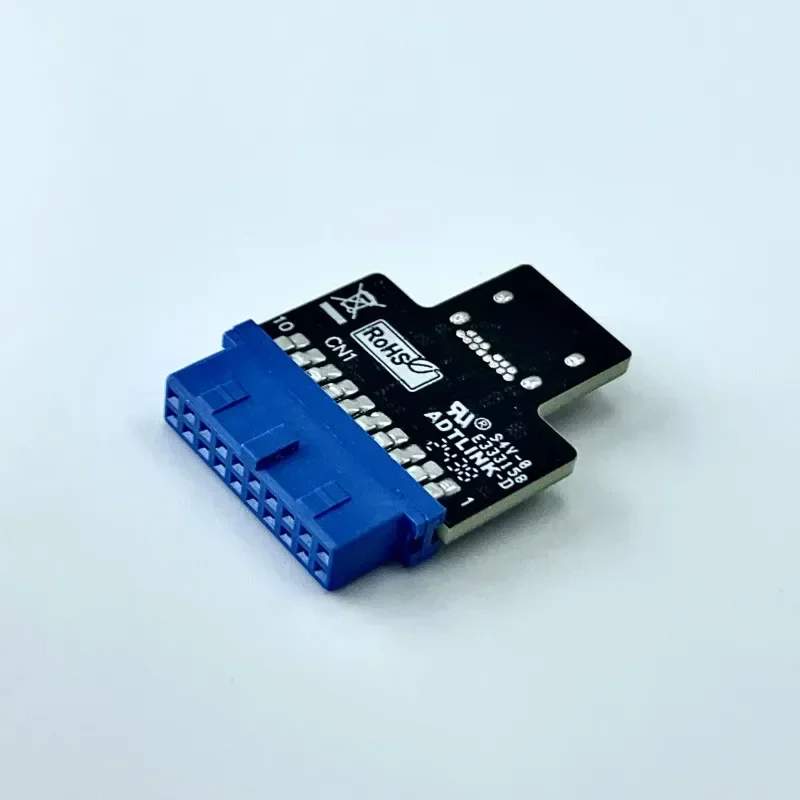 Placa adaptadora USB 3,0 de 19 pines, placa base de PC de 5Gbps, conversión de 19P a conectores de enchufe de puerto hembra USB A doble tipo C - imagen 5