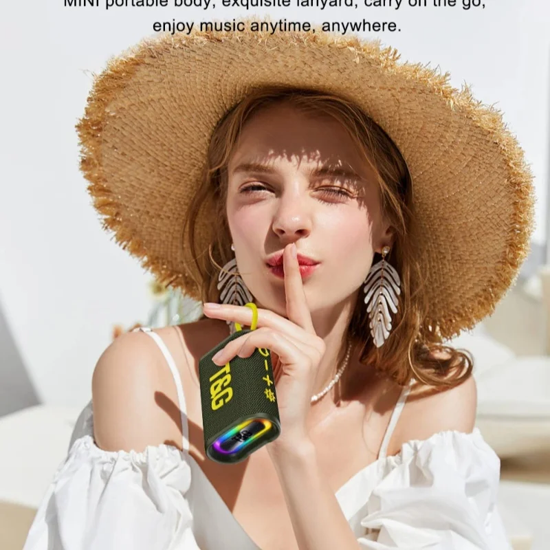 NewWireless portátil Bluetooth IPX 7 altavoz impermeable TG396 altavoz inalámbrico Bluetooth para exteriores Ultra bajo Mini Boombox TWS