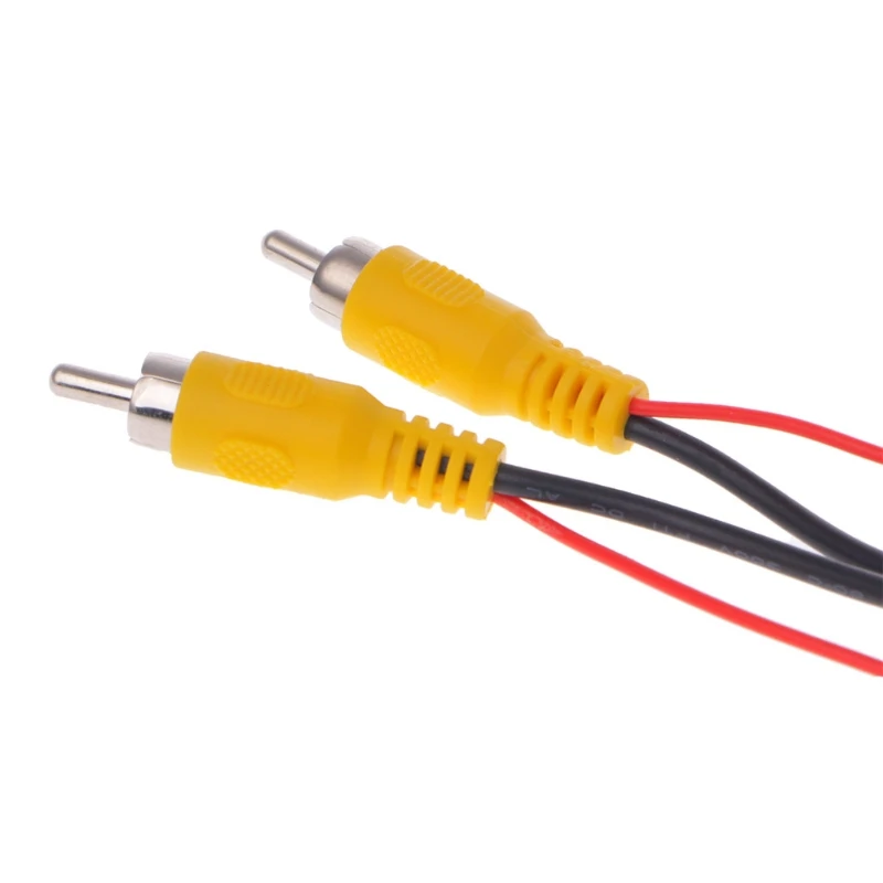 G5AA RCA macho a macho AUX Video AV Cable para coche cámara trasera reproductor de DVD TV B - imagen 5