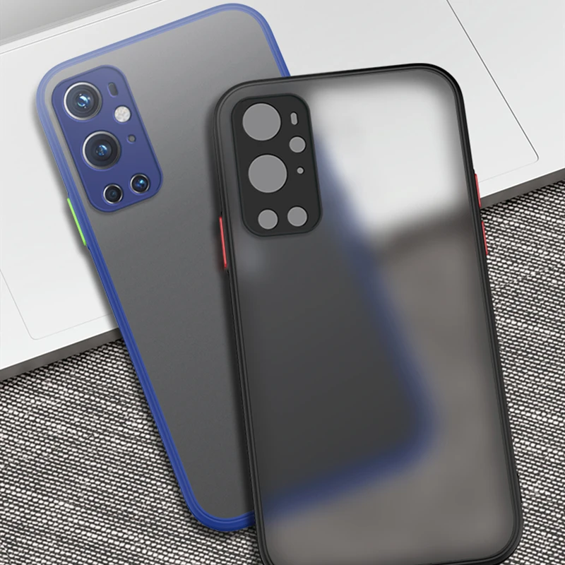 Funda trasera protectora para OnePlus 9 8 10 Pro, carcasa dura transparente mate a prueba de golpes para One Plus 9R 8T Nord CE 5G oneplus9 - imagen 3