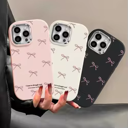Funda Samsung Galaxy S25/S24/S23 con Lazo Rosa