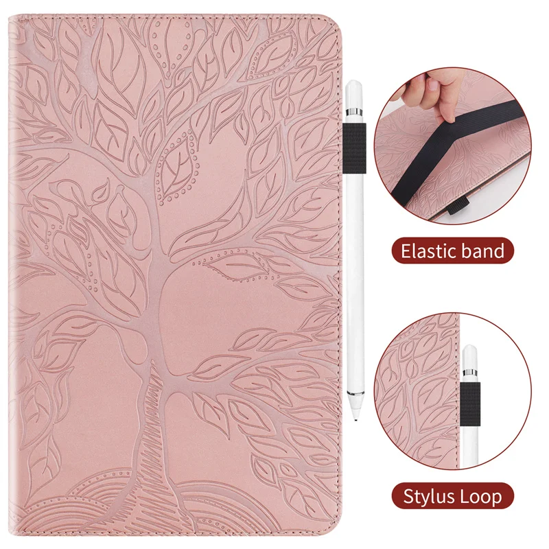 Funda para tableta Xiaomi Redmi Pad 2 11 ''2025 con tapa de árbol en relieve Funda con soporte para Coque Redmi Red Mi Pad SE 2 Funda - imagen 4