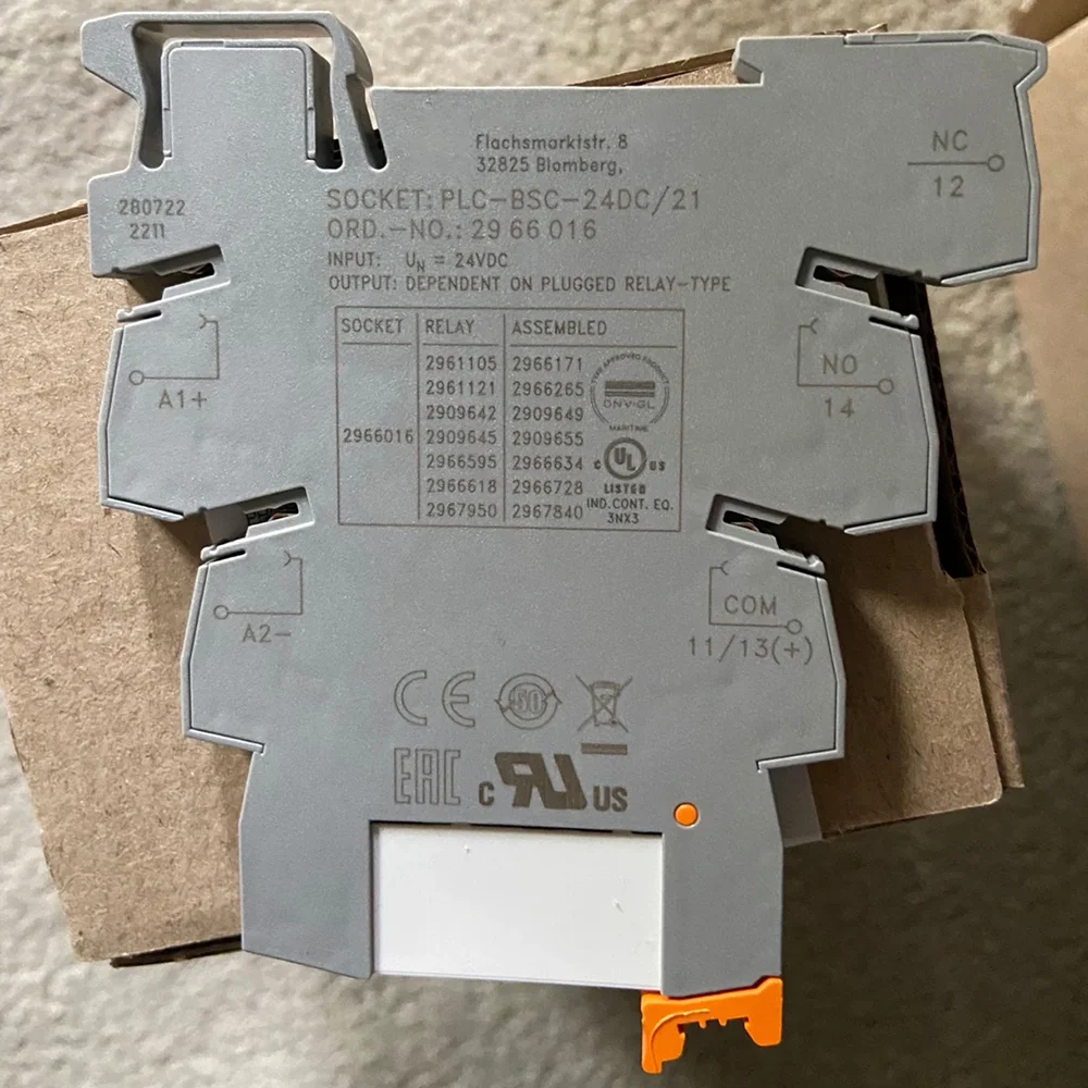 10Pcs For Phoenix PLC-RSC- 24DC/21 2966016 Relay Module 2966171 - imagen 4