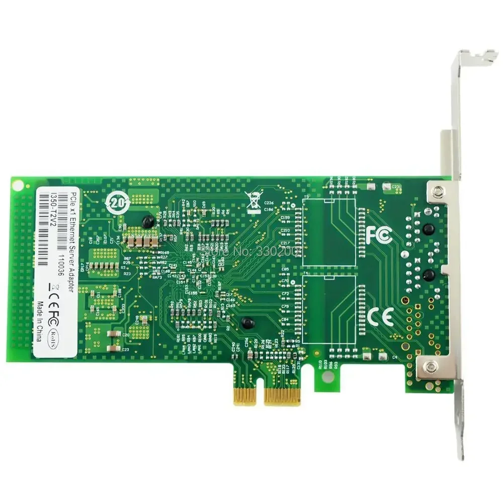 Tarjeta controladora Ethernet Gigabit de doble puerto Intel I350-T2V2 Intel I350AM2 PCI-E X4 servidor de 2 puertos NIC para centros de datos - imagen 4