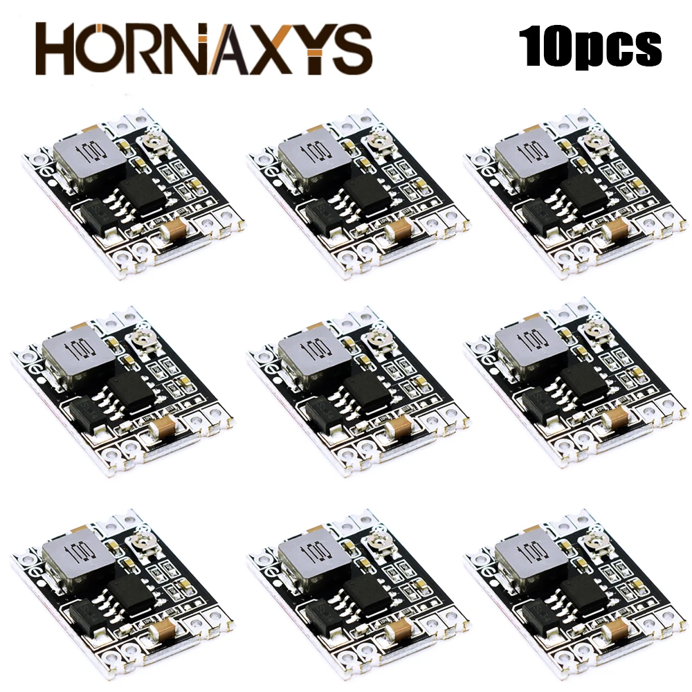10 Uds DC-DC 3A módulo de fuente de alimentación reductor MP1584EN 5V-12V 24V a 5V 3,3 V 9V 12V salida fija para Arduino reemplazar LM2596