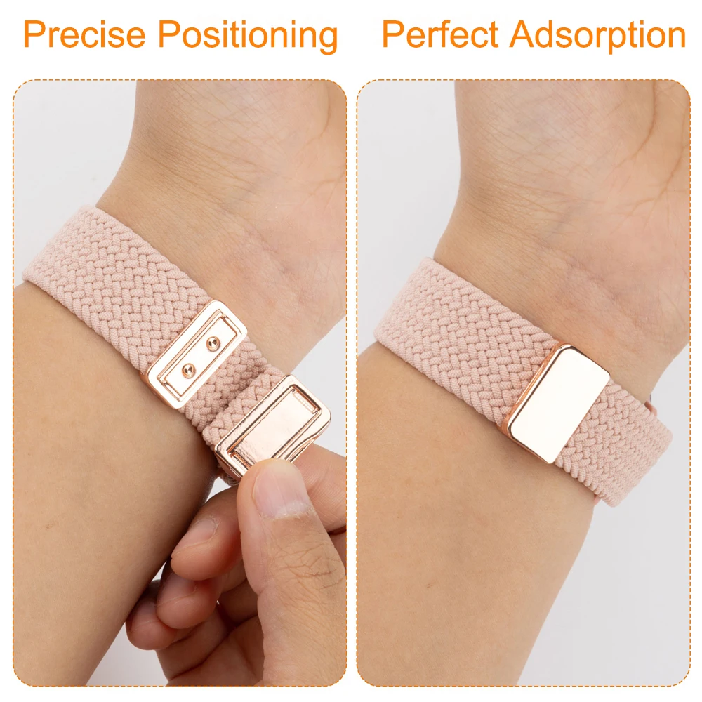 Correa de nailon trenzado para reloj SUUNTO Race 2/Ocean/RACE Run/9 PEAK PRO DLC/5 PEAK/VERTICAL/3 Fitness, pulsera con hebilla magnética - imagen 4