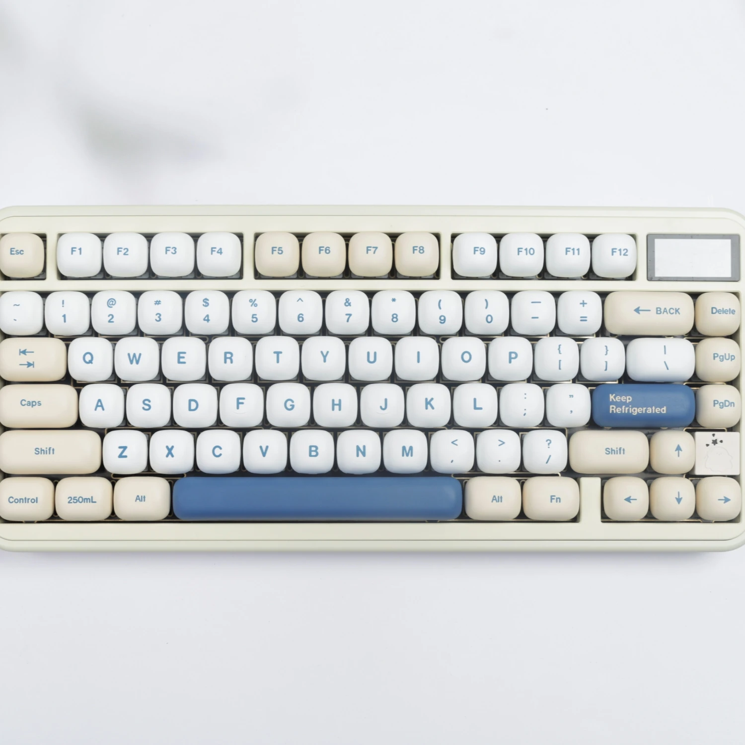 MOG-teclas Pbt Dye-Sub, juego grande de teclas, leche de soja GMK para teclado mecánico 7u Alice, diseño dividido, Wooting Hi75 personalizado - imagen 4