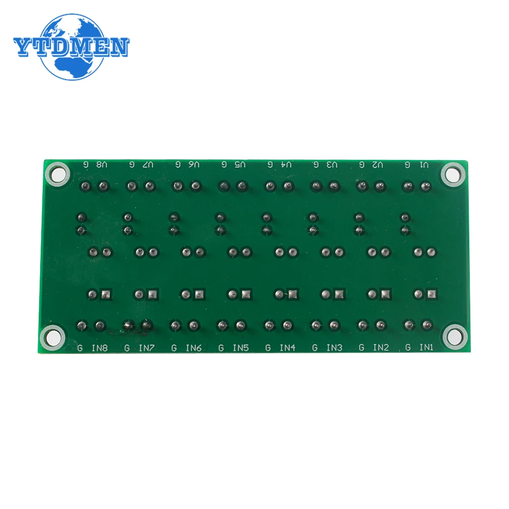 PC817 Placa de aislamiento de optoacoplador de 8 canales Módulo adaptador convertidor de voltaje de 8 vías Controlador de 3,6-30 V Módulos aislados fotoeléctricos - imagen 4