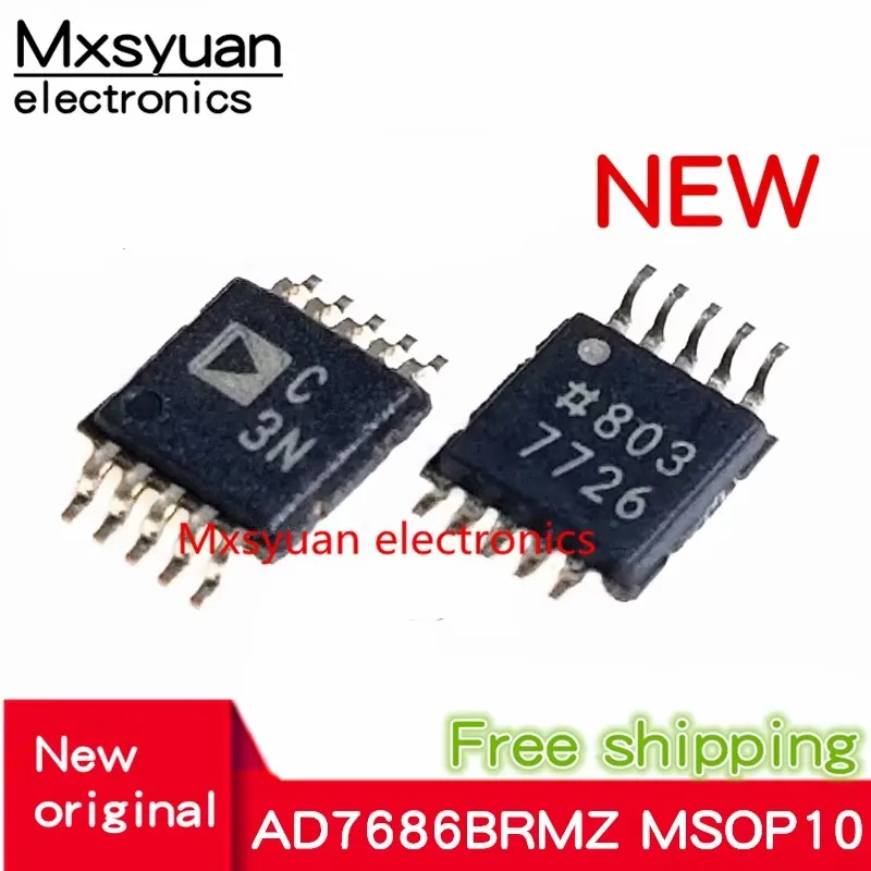 2 uds ~ 10 uds/lote AD7686BRMZ AD7686BRM AD7686B AD7686 MSOP10 nuevo original