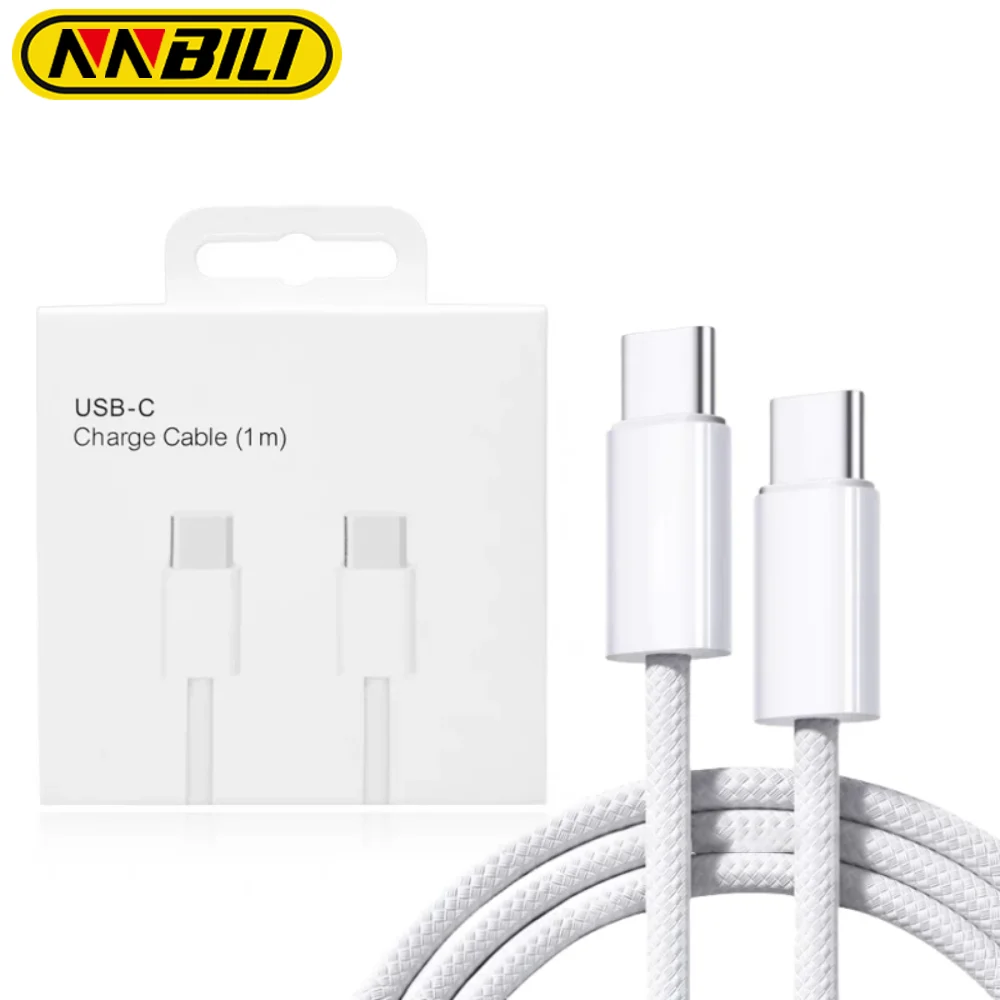 NNBILI-Cable de carga rápida para teléfono móvil Apple, Cable de carga de USB-C de 60W, compatible con iPhone 15 Pro Max 15 Pro 15 Puls PD - imagen 2