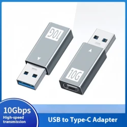 Adaptador USB 3,1 OTG, transferencia de datos tipo C a convertidor USB para Samsung, Xiaomi, Huawei, Macbook, conector de carga de teléfono móvil de 10Gbps