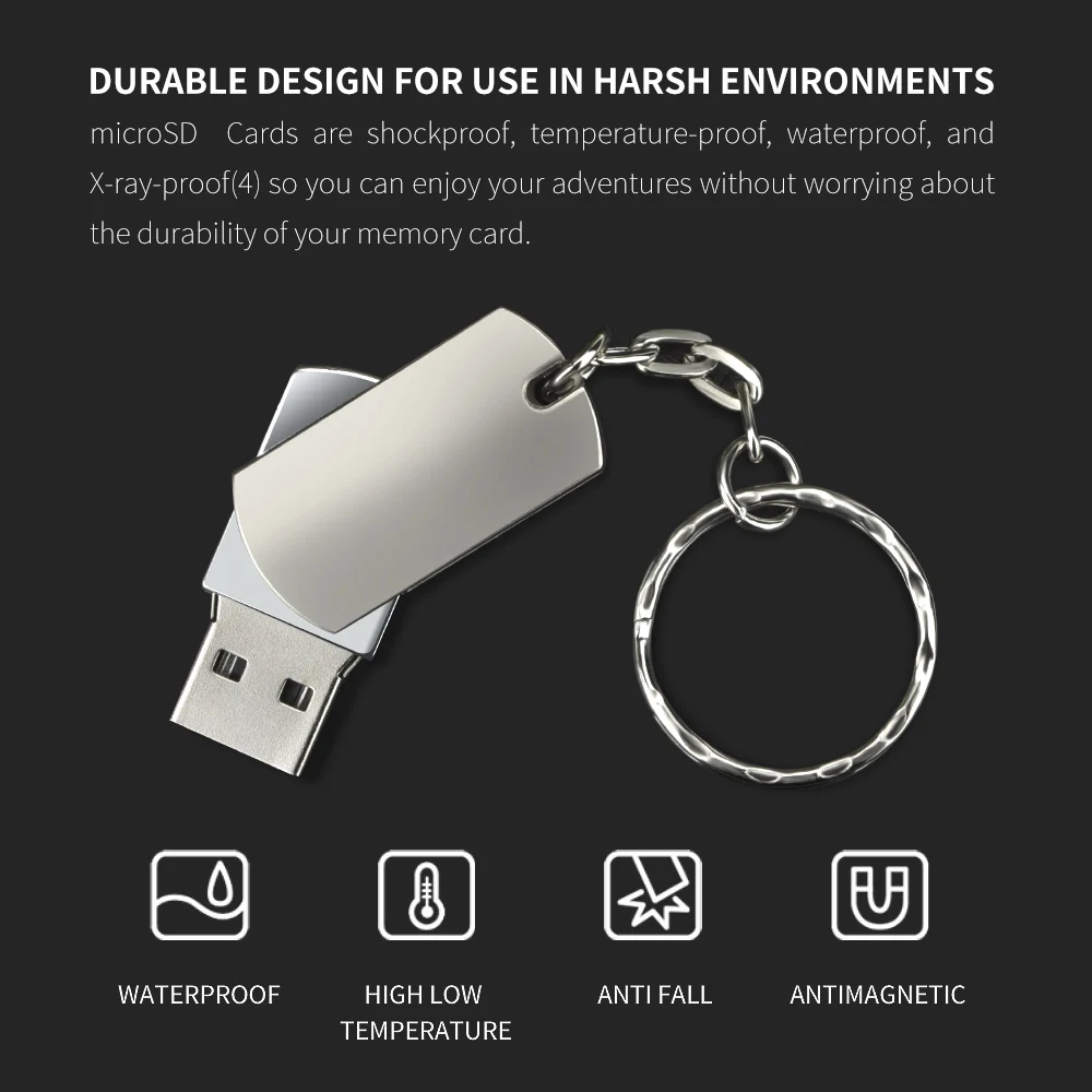 Unidad USB giratoria Zsuit, unidades de bolígrafo de 64GB, Memory Stick de alta velocidad de 32g, unidad Flash USB de Metal 3,0, logotipo gratis, disco U para ordenador de 128GB - imagen 5