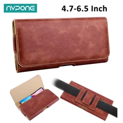 Funda Universal Móvil 4,7-6,5 Pulgadas con Clip Cinturón iPhone Samsung