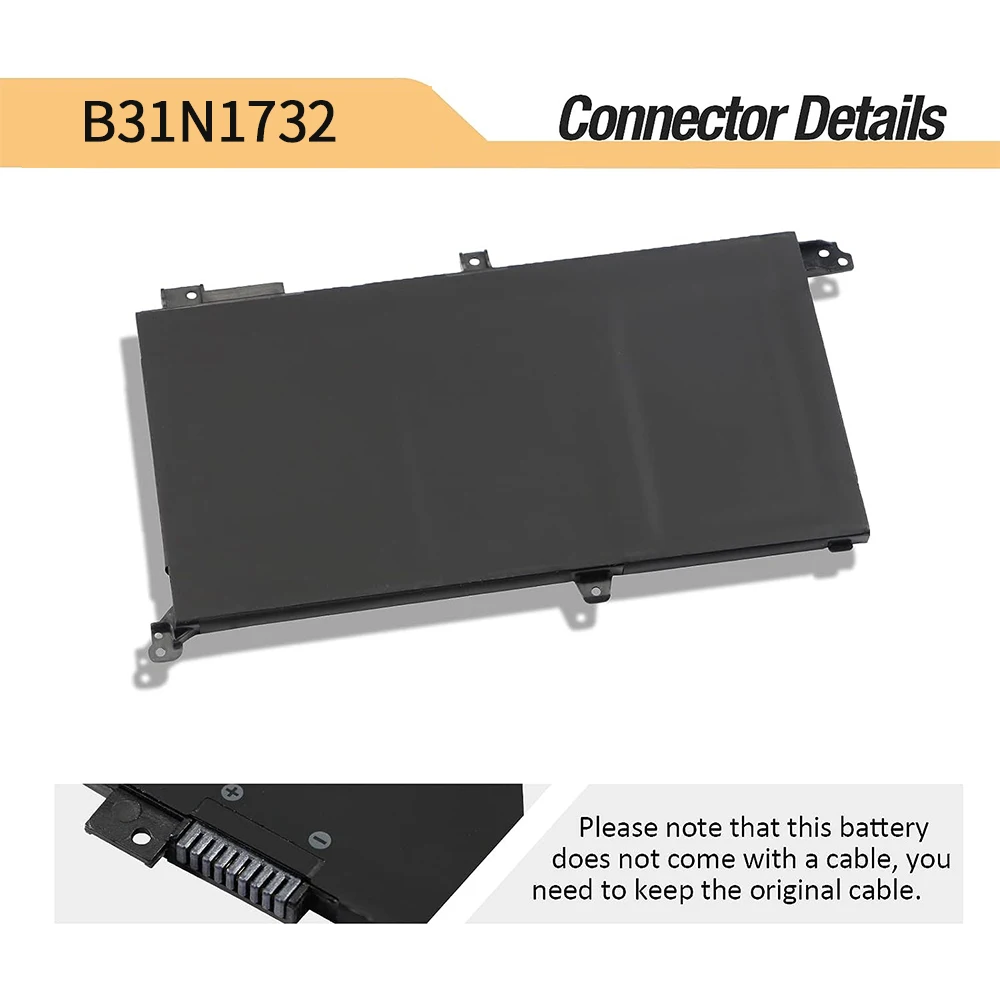 B31N1732 Reemplazo de batería para ASUS VivoBook S14 S430FA S430FN S430UA S430UN X430FA X430FN X430UF X430UN K430FA K430FN K430UF - imagen 4