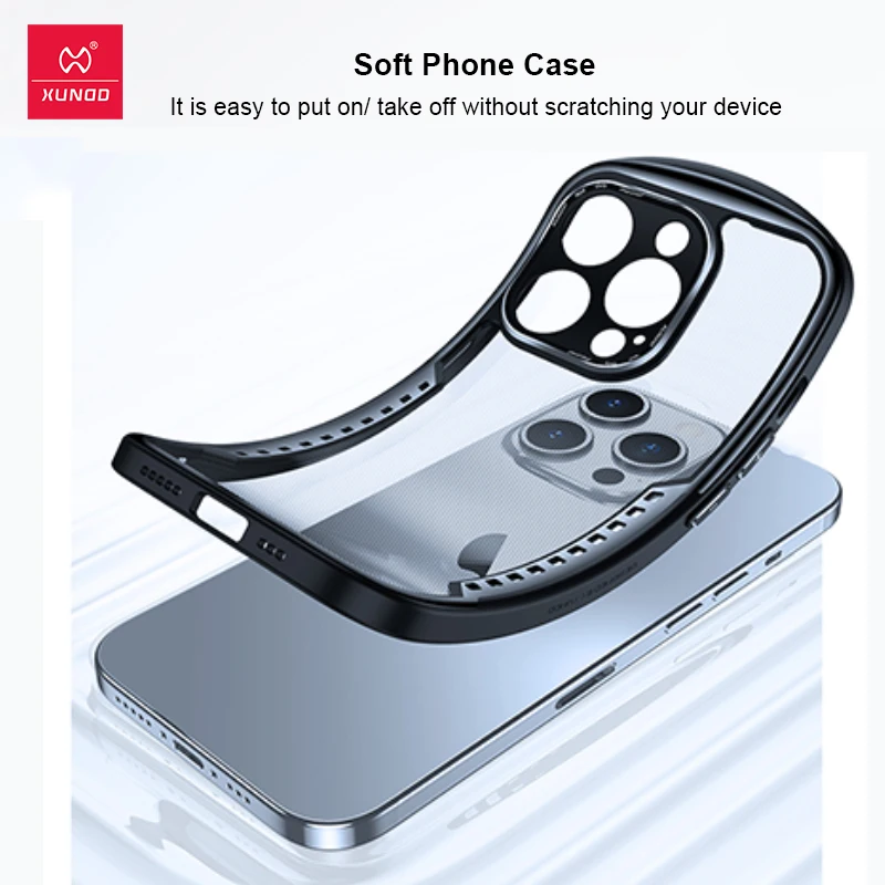 Para iPhone 15 Pro 15 Pro Max Funda de refrigeración Xundd Airbags a prueba de golpes PC dura + TPU protección contra disipación de calor Funda - imagen 2