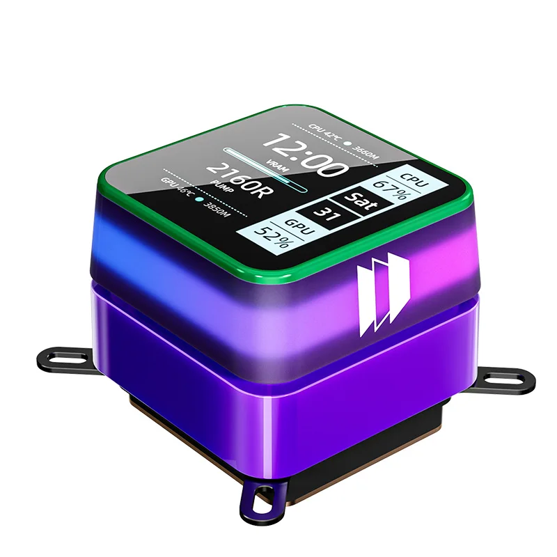 UPSIREN Neptune Vision 360 360MM refrigeración por agua todo en uno pantalla Digital LCD de 2,8 pulgadas compatible con LGA1851/1700/115X AMD AM5/AM4 - imagen 4