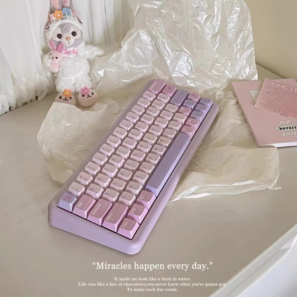 Teclado mecánico personalizado XR60, carcasa de Metal CNC, electroforesis de ánodo de aleación de aluminio para Base de teclado GH60 60% Wooting60 HE - imagen 2