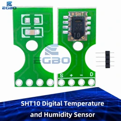 Módulo de placa de desarrollo de sensor digital de temperatura y humedad SHT10 con sonda integrada y interfaz de comunicación I2C