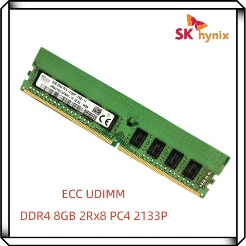 Hynix DDR4 8GB 2133P PC4 2133MHz 2Rx8 Pure ECC UDIMM estación de trabajo RAM memoria de servidor sin búfer