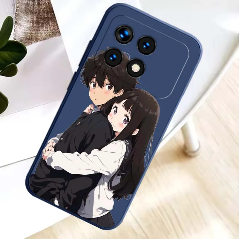 Oreki Houtarou para Xiaomi Poco X7 X6 X5 X4 X3 M7 M6 M5 M5S M4 NFC GT Pro Plus 5G funda de teléfono suave - imagen 2