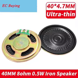 Altavoz ultrafino 40 mm, 8 ohmios, 0,5 W y 5 mm de grosor