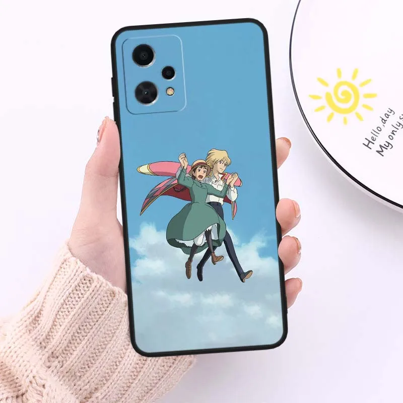 Castillo de corte Anime para OPPO Realme X7 GT2 GT C67 C55 C53 9 8 12 11 10 Neo Master Plus Pro funda de teléfono negra - imagen 4