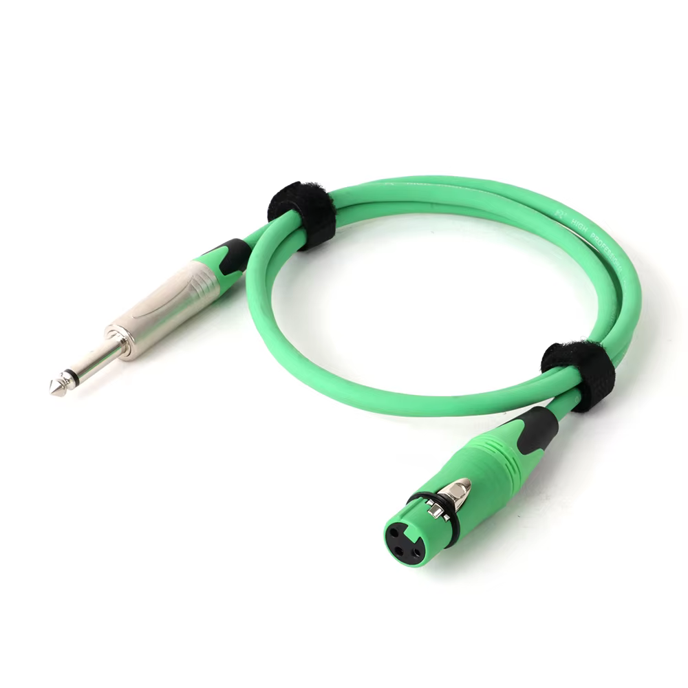 Cable de micrófono Jack de 0,3-15M, 6,35mm TS 1/4 macho a XLR hembra, Cable de Audio para altavoz, amplificador de guitarra, mezclador AMP, 1 ud. - imagen 5