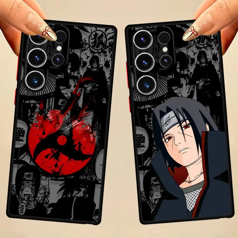 N-Narutos Uchiha Itachi TPU Funda para Samsung Galaxy S10+ S20 FE S9 Plus S23 S22 Plus S25 Ultra S24 Ultra S21 S21 5G