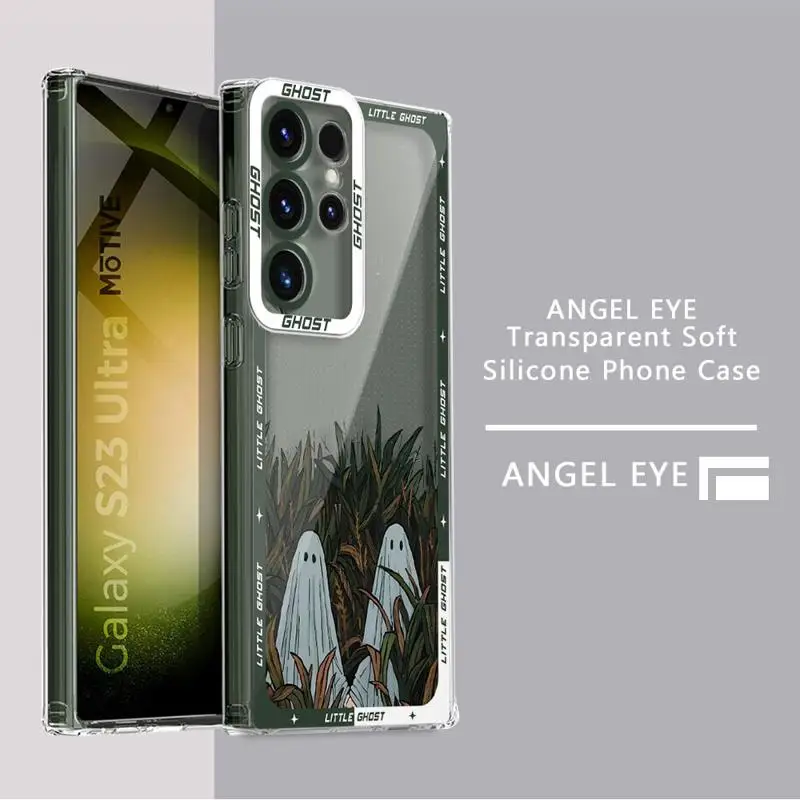 Little Ghost funda de teléfono para Galaxy note 20, 20Ultra, S21, S23, S22, S20, S24 Plus, S20, S23, S22, S21, S24, S23 Ultra, S20, S23, S21 FE - imagen 2