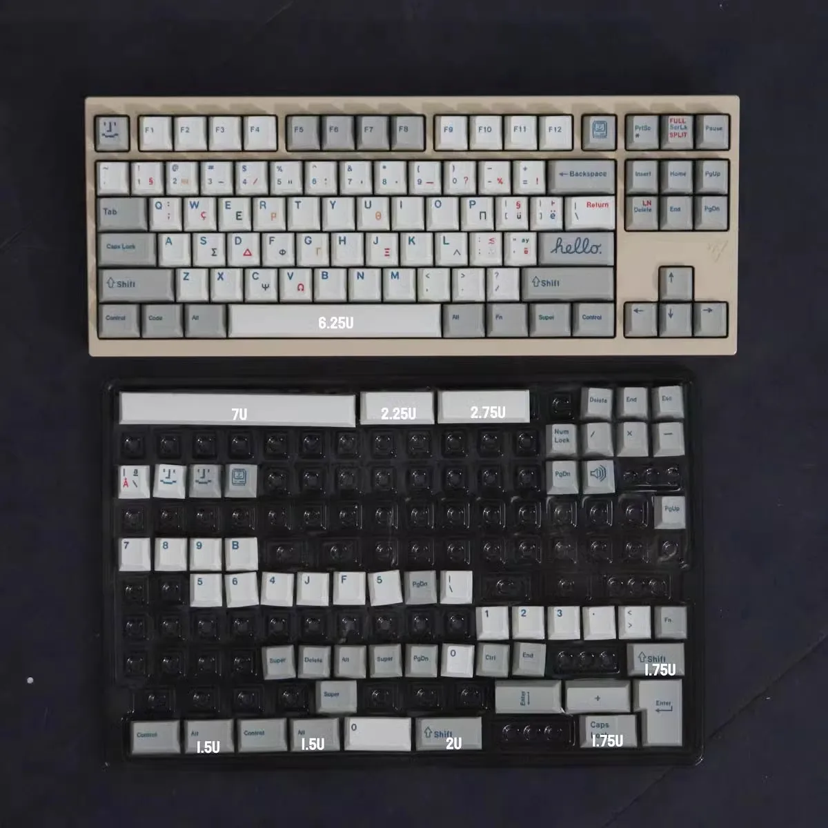 key caps only
