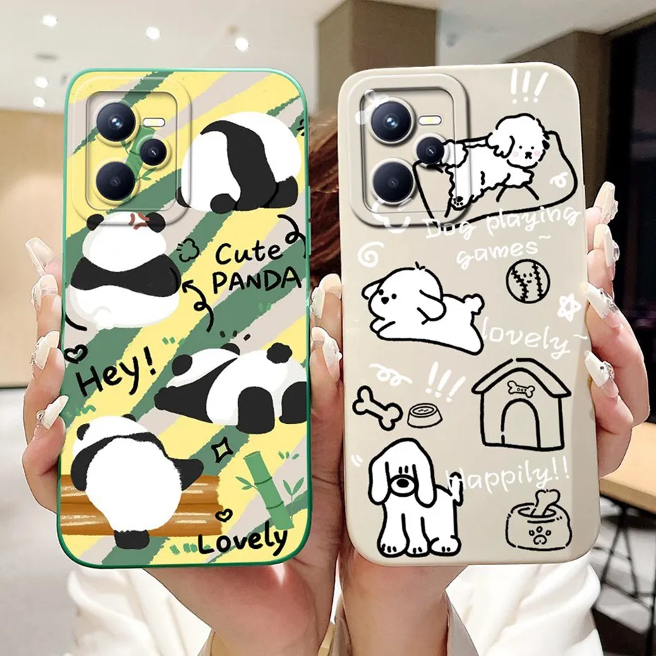 Funda protectora de lente para Realme C35, carcasa trasera de silicona suave con patrón de moda para RealmeC35 C 35 4G RMX3511 - imagen 5