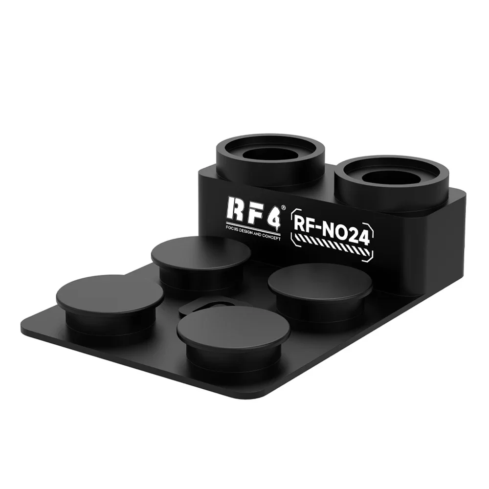 RF4 RF-NO24 pistola de aire caliente boquilla de codo almohadilla de almacenamiento cabeza de pistola de aire reparación de microscopio teléfono móvil boquilla de pistola de aire especial almohadilla de silicona - imagen 2