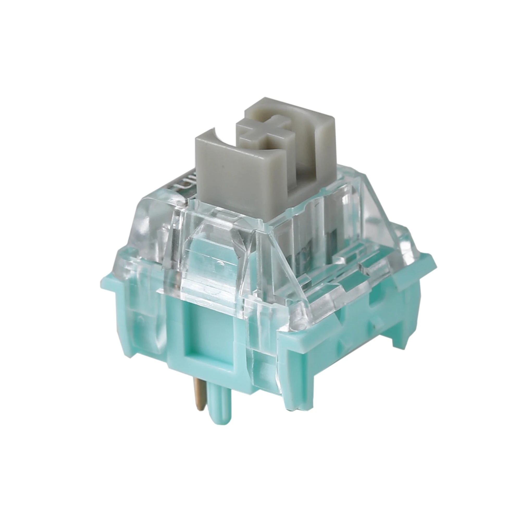 Kailh x Skyloong interruptor mecánico lineal de 5 pines, cubierta transparente, 40gf, lavanda, 45gf, velocidad, Plata para teclado mecánico