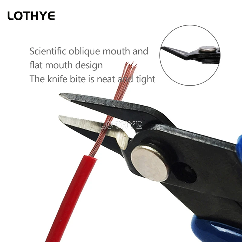 10 Uds PLATO170 alicates herramienta multifuncional cortadores de cables eléctricos corte lateral tijeras herramientas de pinza de acero inoxidable - imagen 5