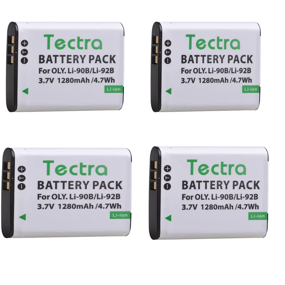 4 batteries