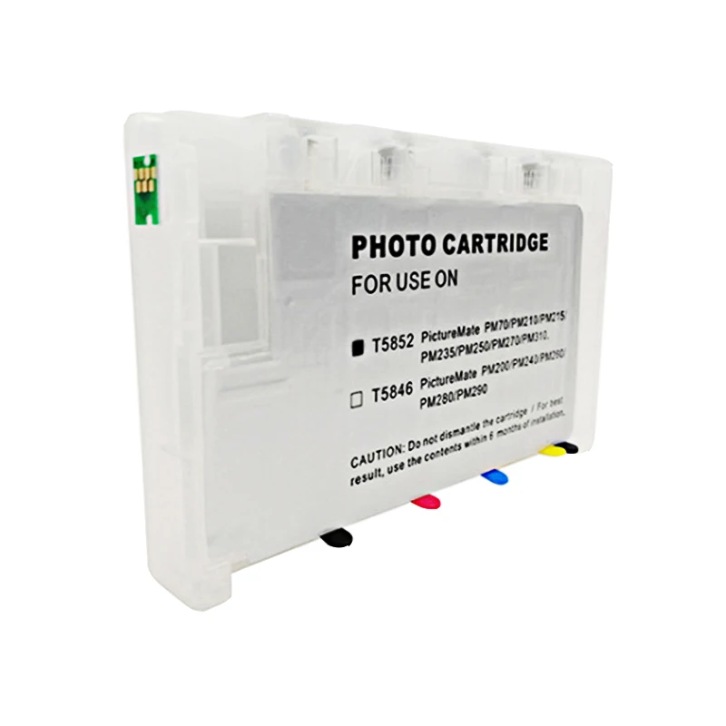 Einkshop-cartucho de tinta recargable para impresora Epson, T5846, PictureMate, PM280, PM200, PM240, PM290, PM225 - imagen 4