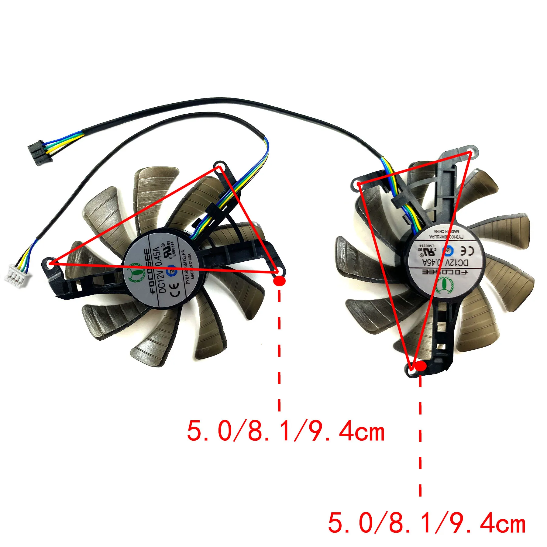 Ventilador de repuesto para tarjeta gráfica PNY GeForce RTX3060 3060ti XLR8 REVEL EPIC-X, nuevo - imagen 3