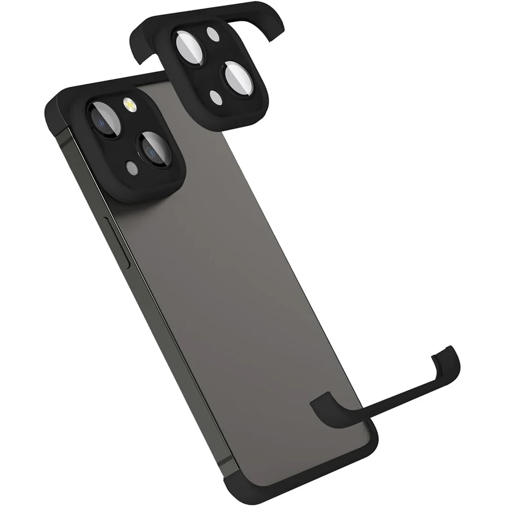 Funda sin marco Protector de lente de cámara para iPhone 15 Pro Max 14 Plus 13 Mini 12 11 15Pro 14Pro accesorios de protección para teléfono - imagen 2