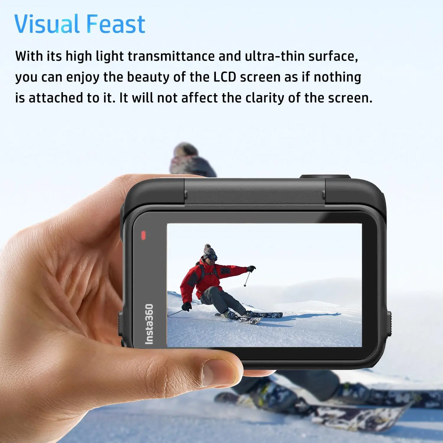 9 en 1 para Insta360 Ace Pro 2 accesorios Protector de pantalla de vidrio templado Insta 360 AcePro 2 lente/pantalla/cubierta de protección frontal - imagen 4