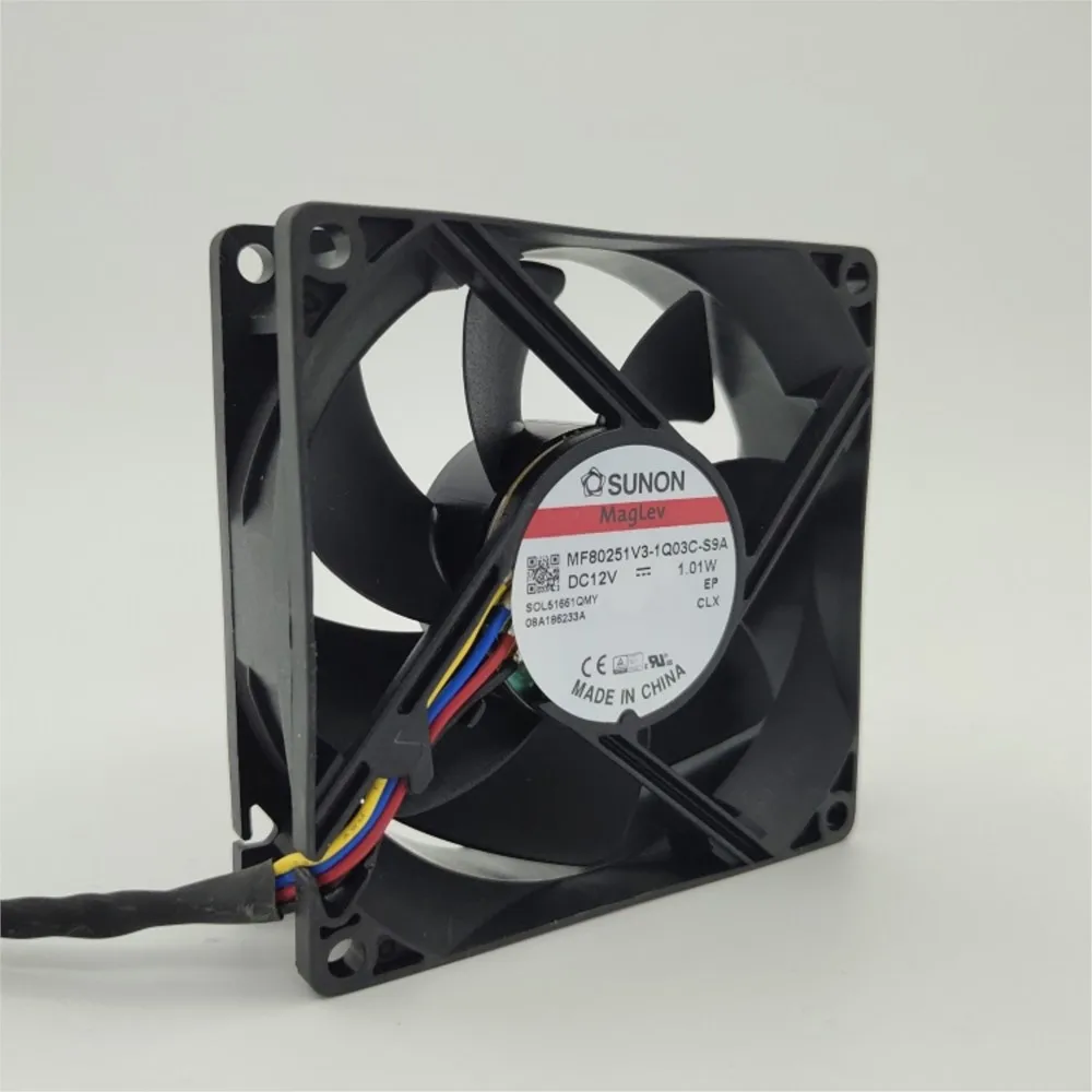 para Sunon MF80251V3-1Q03C-S9A Ventilador de PC silencioso PWM de 80 mm x 25 mm: MagLev, 2600 RPM, 4 pines para refrigeración de CPU - imagen 2