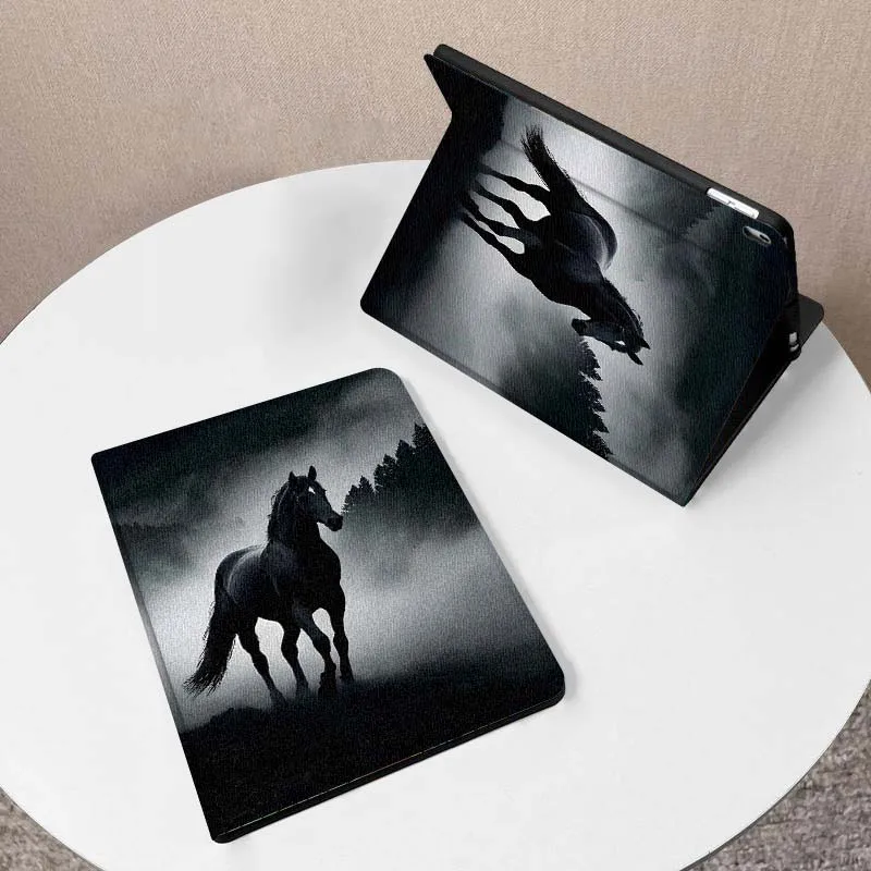 Funda con patrón de arte de caballo oscuro para Huawei Honor Tab Magic Pad GT 6 X9 X8A X8 V8 V7 9 8 2 3 13,3 10 Pro pulgadas - imagen 2