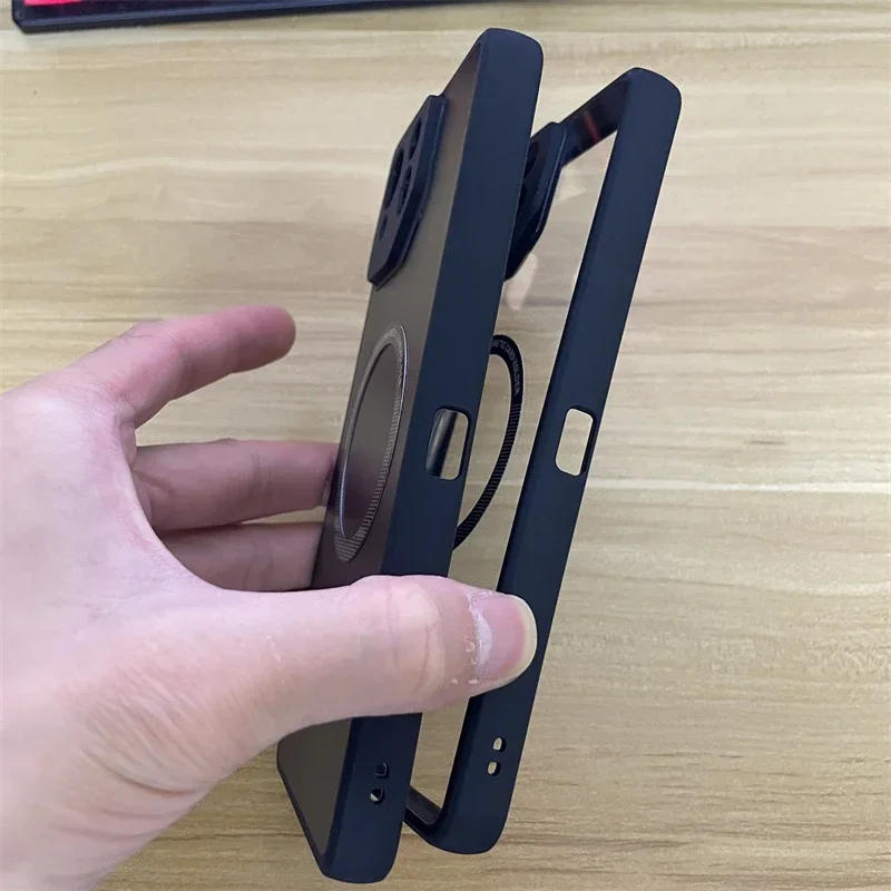 Funda magnética para ASUS ROG Phone 8, funda MagSafe transparente, funda trasera para teléfono ROG 8 8Pro Phone8Pro, carcasa protectora a prueba de golpes - imagen 3