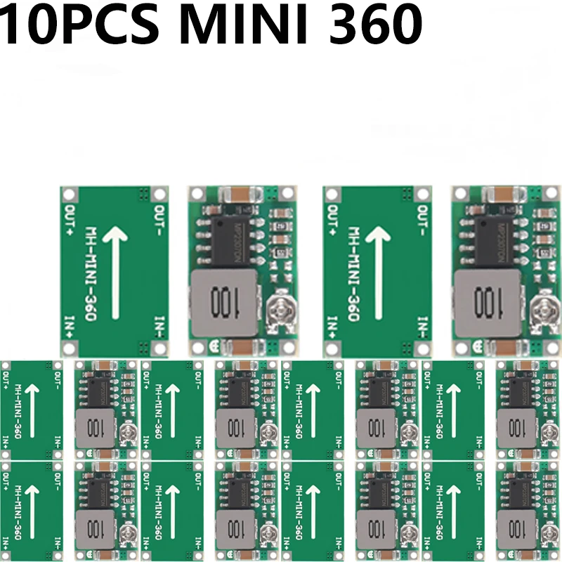 Mini360 RC Airplane Module Mini 360 DC Buck Converter Step Down Module 4,75 V-23V a 1V-17V LM2596 2A Step-Down Board - imagen 3