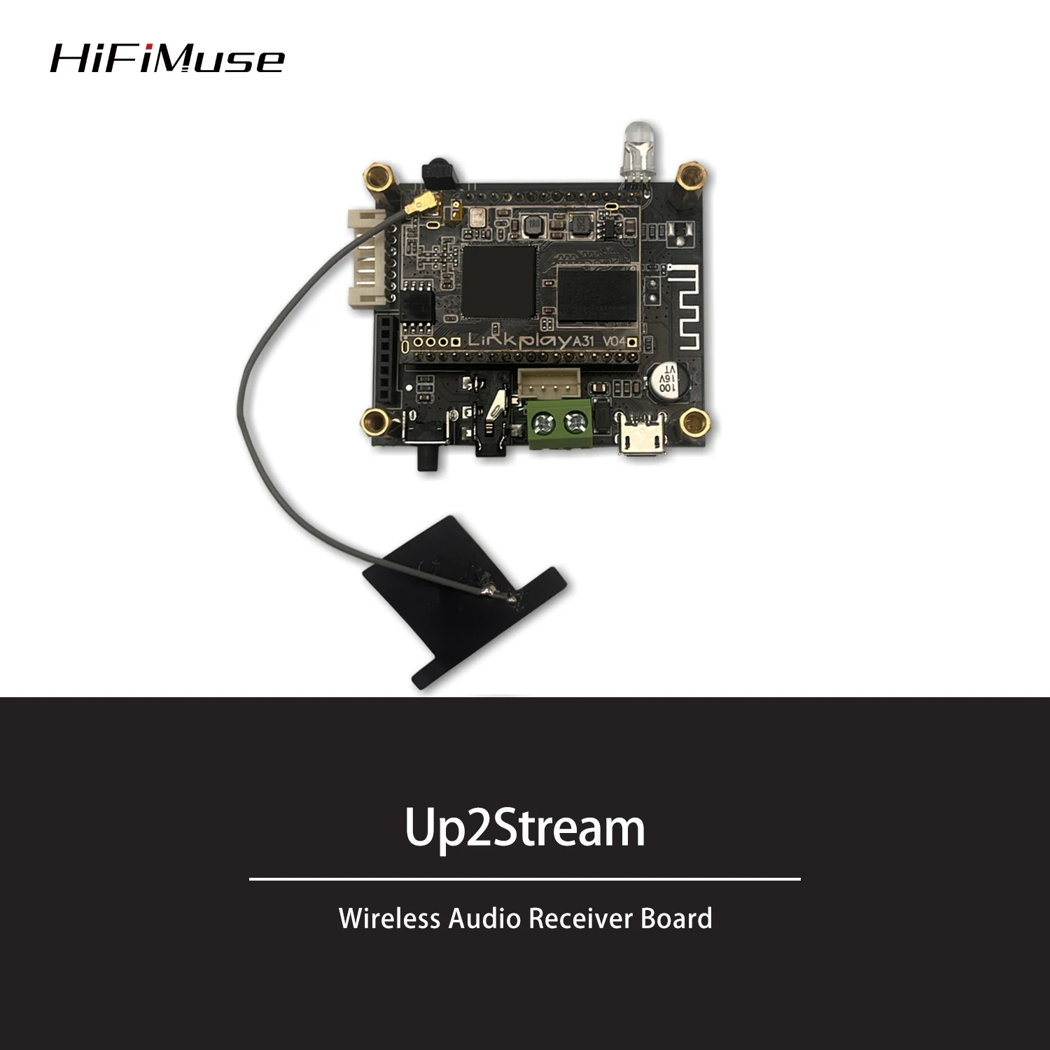 D10 WiFi y Bluetooth 5.0 Módulo Bluetooth I2S Salida analógica ESS9023 con audio Wifi Airplay DLNA