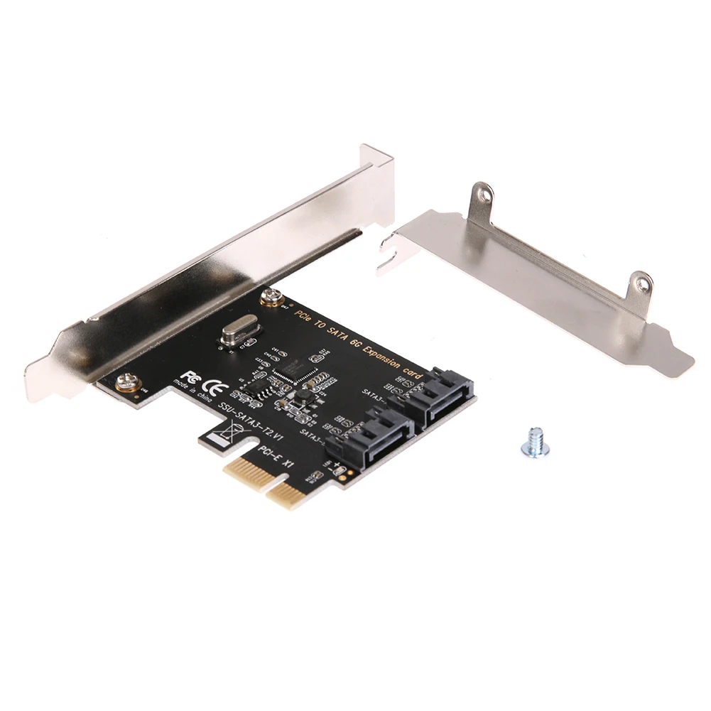 Tarjeta de expansión de disco Pci-e a SATA 3,0, puertos internos de 6Gbps, para minería BTC, para Chia Mining, Rid Pcie Riser - imagen 5
