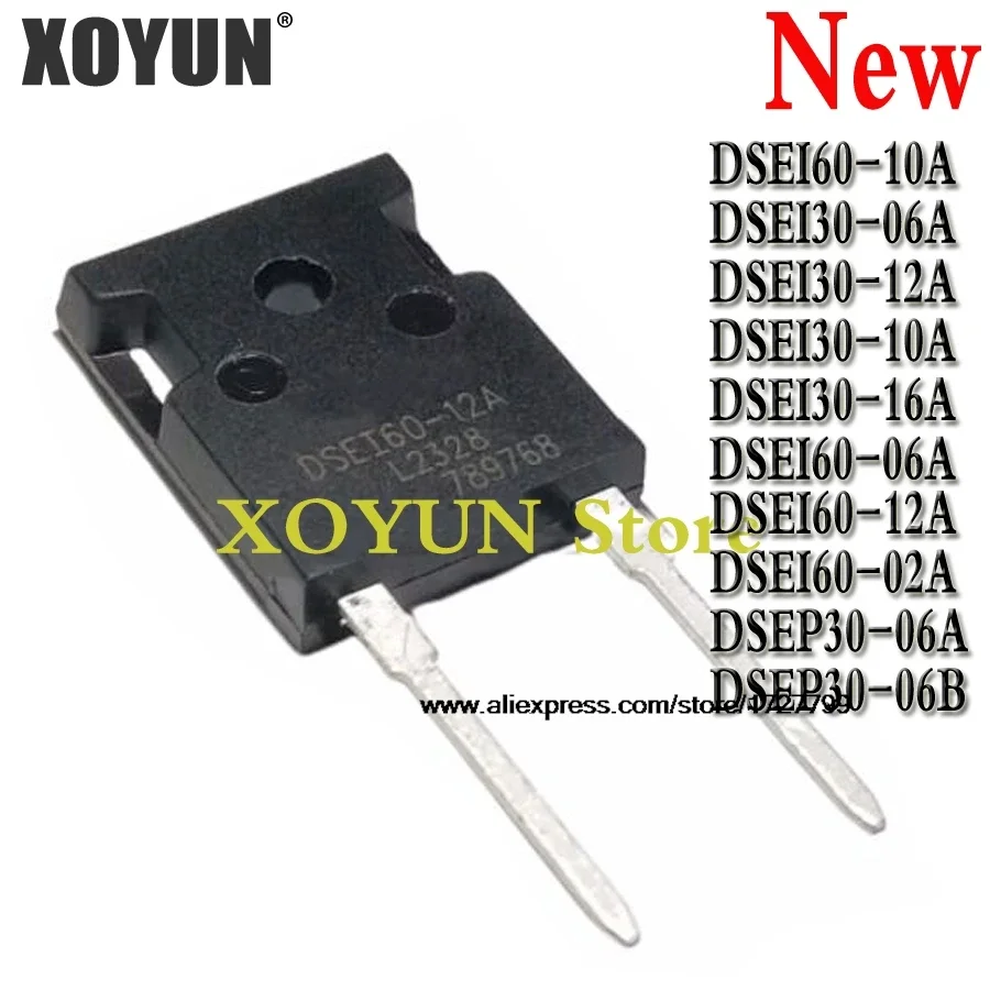 10 Uds DSEI60-10A DSEI30-06A DSEI30-12A DSEI30-10A DSEI30-16A DSEI60-06A DSEI60-12A DSEI60-02A DSEP30-06A DSEP30-06B TO-247-2