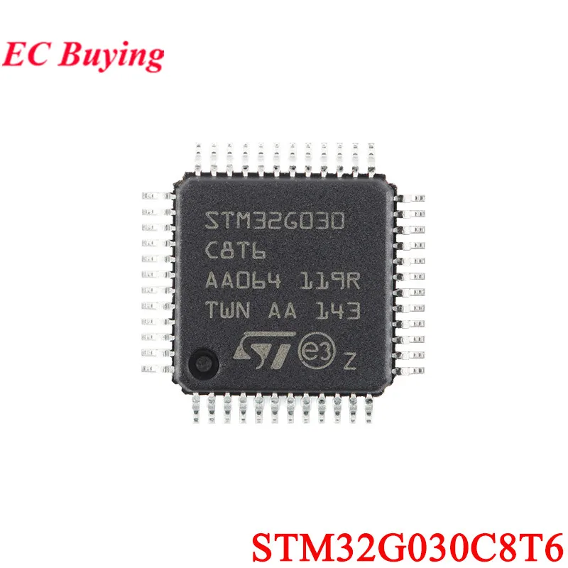 5 uds/1 ud STM32G030C8T6 STM32G030 STM32 G030C8T6 G030C8 STM32G STM32G030C8 LQFP-48 ARM Cortex-M0 + MCU controlador IC nuevo Original